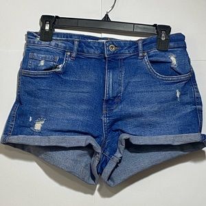 Zara Authentic Denim Shorts by TRF , Size 8